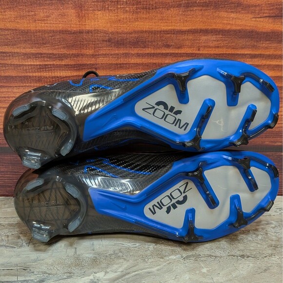 Nike Zoom Mercurial Vapor 15 Elite FG Men's 7.5 Shadow Pack Black Soccer Cleats - Picture 8 of 8